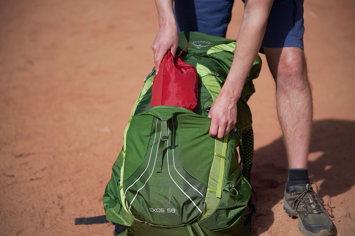 osprey exos 58 review 2015